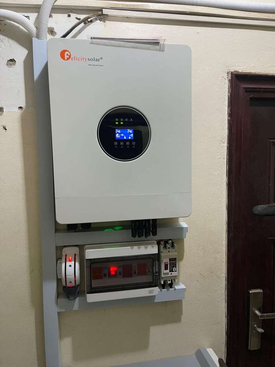 8kva Felicity Solar inverter Installation